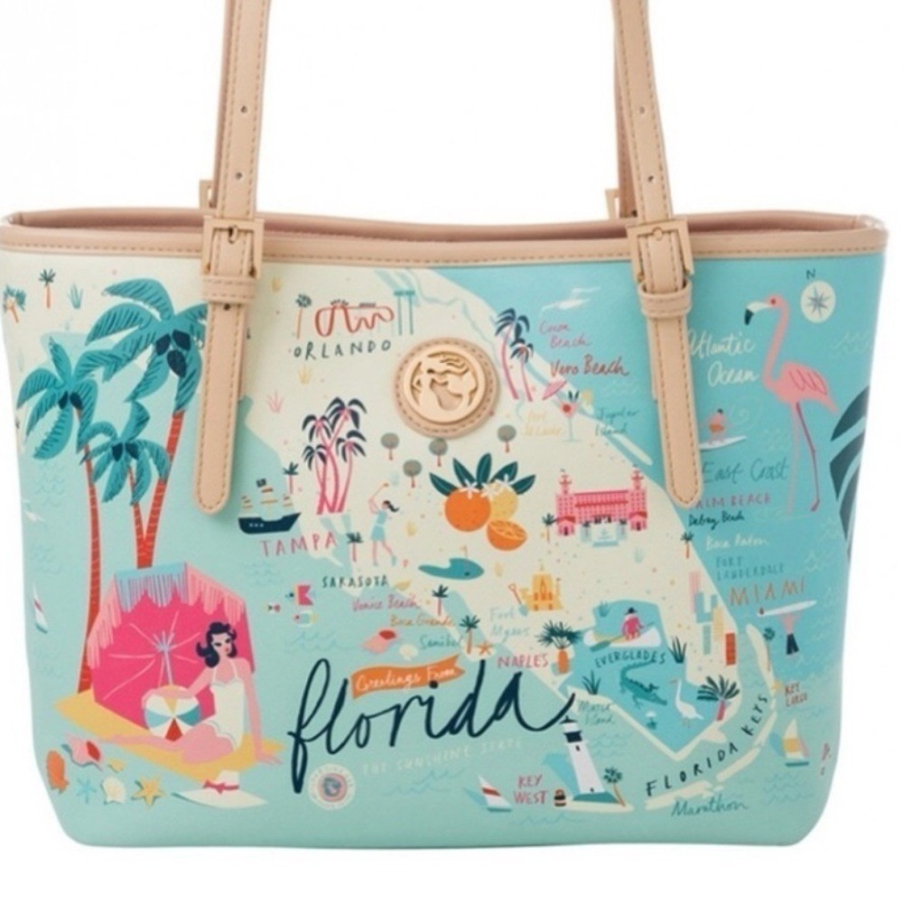Spartina 449 Florida Map Tote Bag-Retired
Greetings‎ From Florida Mermaid New